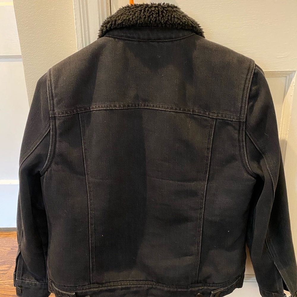 Old Navy Small Petite women’s black denim jacket